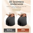thumbnail image 2 of Womens Underwear Seamless Full Coverage Breathable Briefs No Show Silky Stretch High Waisted Ladies Panties 6 Pack, 2 of 14