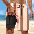 thumbnail image 2 of FUZHIQ Men Plus Size Beach Shorts Lightweight Floral Swim Trunks Quick-Dry Vacation Beach Shorts with Soft Mesh Lining Upf 50+ Sun Protection Beach Wear,S, 2 of 5