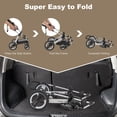 thumbnail image 6 of Costway Folding Aluminum Infant Baby Stroller Kids Carriage Pushchair W/ Diaper Bag Khaki, 6 of 8