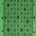 thumbnail image 1 of Ahgly Company Indoor Square Abstract Emerald Green Modern Area Rugs, 8' Square, 1 of 4