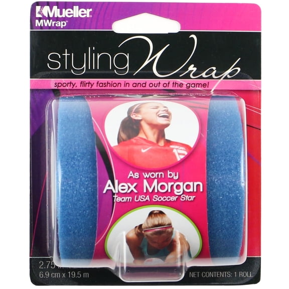 Mueller Hair Styling Wrap, All Sport, Blue, 1 Piece