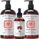 thumbnail image 1 of Laritelle Organic Hair Growth Set Champú 17 oz + Acondicionador 16 oz + Tratamiento de pérdida de cabello 4 oz Hierbas ayurvédicas Lavanda Jengibre Romero SIN OGM Sulfatos Gluten Alcohol Parabenos Fta, 1 of 2