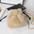 thumbnail image 1 of Bolso bandolera para mujer, bolso de mensajero, bolso de hombro de felpa Hugo  bolso de hombro de felpa, 1 of 8