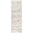 thumbnail image 2 of nuLOOM Brooke Contemporary Shag Runner Rug, 2' 6" x 8', Ivory, 2 of 9