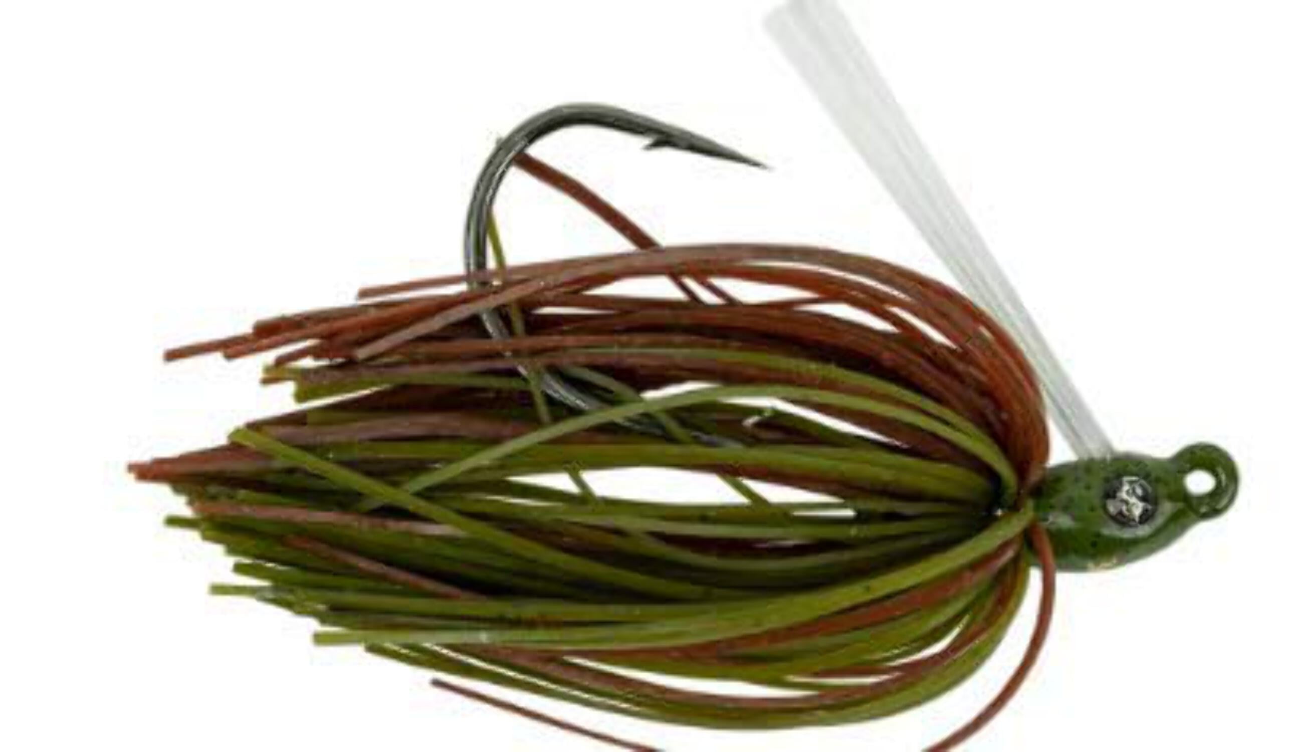 Googan Squad Grass Hero Jig Chartreuse White, 3/8 oz, 4/0 Hook