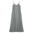 thumbnail image 5 of Ovbmpzd Sundress Summer Dresses for Women 2026 Long Solid Tunic Gray Dresses V-Neck Sleeveless Casual Dresses Women'S Summer Dresses,XXXXXL, 5 of 5