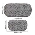 thumbnail image 3 of Set de alfombrillas de baño de espuma viscoelástica super absorbente - Alfombras de baño lavables a máquina de 2 piezas con respaldo antideslizante para ducha, bañera y tocador, 3 of 7