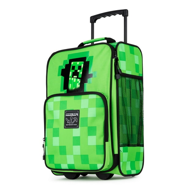 Minecraft Minecraft Creepy Creeper 17.5" Softside Carryon Luggage