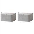 thumbnail image 1 of 2X Bolsa de Almacenamiento con Cremalleras No Tejidas, Cesta de Almacenamiento para EdredóN MóVil, Bolsa de Almacenamiento de Ropa de Viaje de Gran Capacidad, 1 of 5