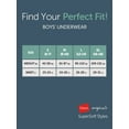 thumbnail image 6 of Hanes Originals Boys' SuperSoft Boxer Brief Underwear, Multicolor, 5-Pack, 6 of 7