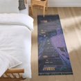 thumbnail image 3 of Yayeee Runner Rug for Bedroom 2'x6' Machine Washable Hallway Non Slip Mat, Purple Street, 3 of 8