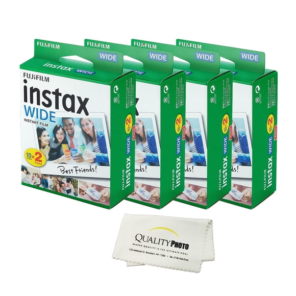 Película Instantánea Fujifilm Instax Wide 80 Impresiones con Paño