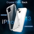 thumbnail image 4 of JETech 3 in 1 Case for iPhone 13 6.1-Inch with 2 Pack Tempered Glass Screen Protectors, Non-Yellowing Shockproof Bumper Phone Cover (Clear), 4 of 6