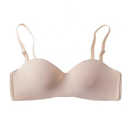 Women s Strapless Demi Cup Multiway Bra Candy Color