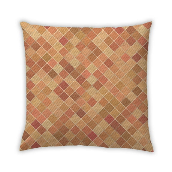 Ahgly Company Outdoor Square Contemporary Throw Pillow, 18 inch by 18 inch