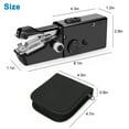 TSV USB Portable Handheld Sewing Machine Cordless Mini with Sewing
