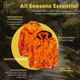 thumbnail image 6 of TrailCrest Adult Men’s Insulated & Waterproof Safety Tanker Jacket, 4X, Blaze Orange Camo, 6 of 10