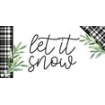 thumbnail image 2 of Bailey, Ann 32x18 Black Ornate Wood Framed with Double Matting Museum Art Print Titled - Let it Snow, 2 of 4