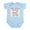 Sky Blue, variant on CafePress - Cute Little Olivia Infant Bodysuit - Baby Light Bodysuit, Size Newborn - 24 Months