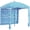 Light Blue, variant on EDX Portable Beach Cabana Shelter Canopy, UPF 50+ Sand Pocket Sun Shade with Carry Bag, Easy Setup Waterproof Outdoor Beach Tent with Vent Top, for Kids, Family & Friends, Blue