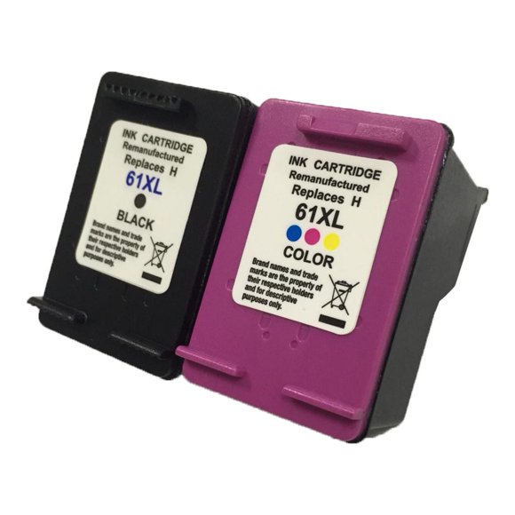 L-ink Compatible HP 61XL High Yield Black/Tri-colour Ink Cartridge Set (CH563WN, CH564WN)
