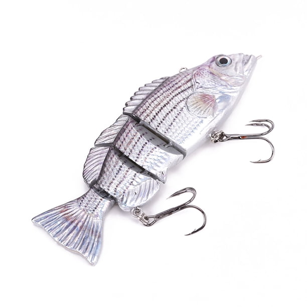 Señuelos de pesca electrónicos robóticos multiarticulados Auto Swimbaits (bronceado) Sywqhk Para Estrenar