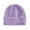 Purple, variant on Distressed Beanie Hat for Men Women Chunky Soft Knitted Hats Fashion Warm Winter Beanies Unisex Green