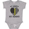 thumbnail image 3 of Inktastic Dispatcher Mommy Gold Line Emergency Boys or Girls Baby Bodysuit, 3 of 5