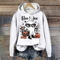 thumbnail image 2 of WEAIXIMIUNG Sweat-Shirt pour Femmes Zip Décontracté Imprimé Col Rond à Capuche, 2 of 3