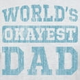 thumbnail image 3 of CafePress - World's Okayest Dad [V. Blue] Light T Shirt - Men's Classic Graphic T-Shirt, 3 of 4