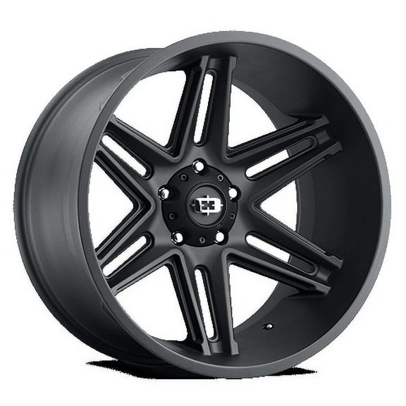 22x12 Vision 363 Razor Satin Black Wheel 8x170 (-51mm)