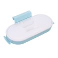 thumbnail image 2 of NIBOLOG Over the Door Trash Bag Rack Good Load Capacity with Lid PP Garbage Bag Holder Kitchen Gadgets, 2 of 8