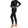 thumbnail image 3 of U.S. Polo Assn. Women's Ribbed Henley Long Underwear Thermal Set, 2-Piece Set, Sizes S-3X, 3 of 7