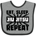 thumbnail image 3 of Inktastic Eat, Sleep, Jiu Jitsu, Repeat Boys or Girls Baby Bib, 3 of 4