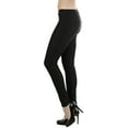 thumbnail image 3 of ToBeInStyle Women's Seagull Waist Skinny Ponte Leggings, 3 of 6