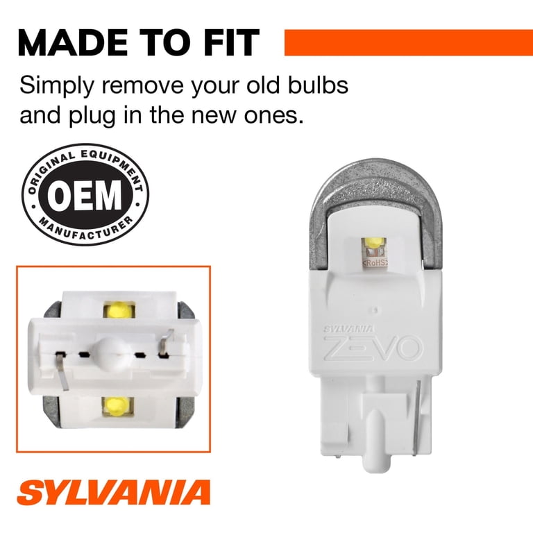 Sylvania, LED Auto Bulbs, 7440 White Mini, Turn Signal, 2 Pack