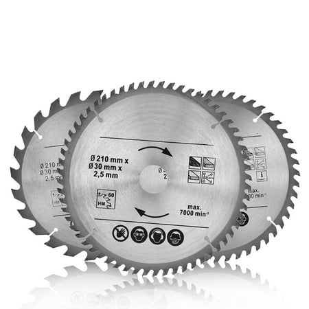 

Kozecal Circular Blade Saw Blade Disc Circular Saw Blade 210mm 24 48T 60T TCT Saw Disc Blade 30mm Bore