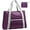 Purple, variant on Personal Item Travel Bag - 30L Spirit Airlines Personal Item - 18x14x8 for 1-3 Day Short Trips, Lightweight Compact Underseat Foldable Travel Duffel Carry On Bag with Shoulder Strap