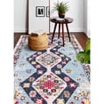 thumbnail image 6 of Bashian D113-LBL-4X6-MH109 Dakota Collection Geometric Transitional Polypropylene Power Loom Area Rug, Light Blue - 3 ft. 6 in. x 5 ft. 6 in., 6 of 8