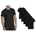 thumbnail image 3 of Fruit of the Loom Mens 5 oz. 100% Heavy Cotton HD Pocket T-Shirt (3931P) (Pack of 4)- Black, M, 3 of 3