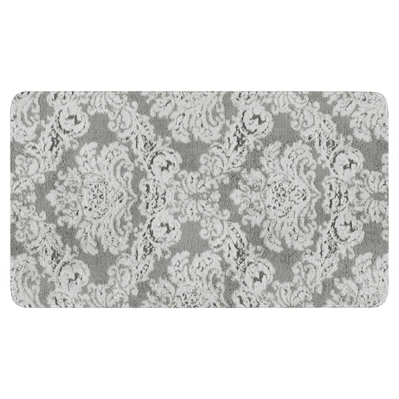 Bohemian Vintage Grey Door Mat Welcome Door Mat for Front Door, Home Entrance, Yard, Floor, Patio, Non Slip Spring Summer Welcome Mat Indoor Outdoor Doormat 0"*"