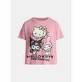 thumbnail image 5 of Hello Kitty & Friends Women’s Tee and Shorts Pajama Set from Grayson Social, 2-Piece, Sizes S-3X, 5 of 5