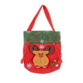 thumbnail image 2 of Hiroekza Christmas Decorations, Christmas Gift Bag Christmas Eve Gift Box Reusable Cookies Candy Treat Pouch Holiday Gift Bag Party Favors Wrapping Packaging, 2 of 6
