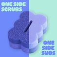 thumbnail image 4 of Brite by Scotch-Brite 2-Sided Scrub & Wipe, Scrubbing Kitchen and Dish Sponge, Midnight Mode, 1 Scrub Sponge, 4 of 12