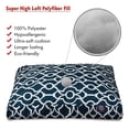 thumbnail image 2 of Majestic Pet | Athens Rectangle Pet Bed For Dogs, Removable Cover, Navy, Large, 2 of 5