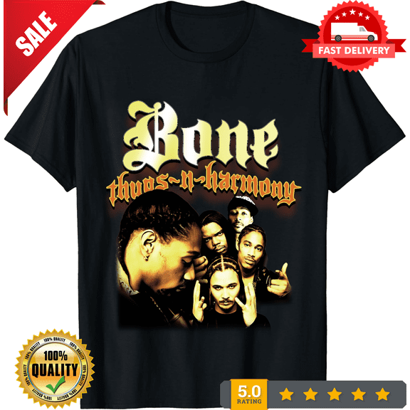 Bone Thugs-N-Harmony Group Boyfriend T-Shirt Unisex Cotton Tee S-5XL, NEW TRENDING ITEM-TH70764