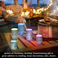 thumbnail image 7 of Set of 2 Flameless Candles Lights with Remote Control Flickering LED Candles Electric Candles for Home Decor Parties Sky Full Of Shooting Stars, 7 of 7
