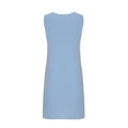 thumbnail image 3 of Vestido de Verano para las Mujeres Ventilación de Impresión sin Mangas Vestido de Cuello Redondo, Playa Casual Y Ropa de Vacaciones, 3 of 5