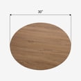 thumbnail image 2 of SSWBasics Caramel Oak Wood Topper for Round Clothing Racks - Fits 36" Round Racks - Topper Only (Rack Not Included), 2 of 7