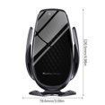 thumbnail image 2 of Soporte para Coche, Soporte para Teléfono Móvil, Cargador Inalámbrico, Sensor Infrarrojo Automático para Coche 15W, 2 of 2